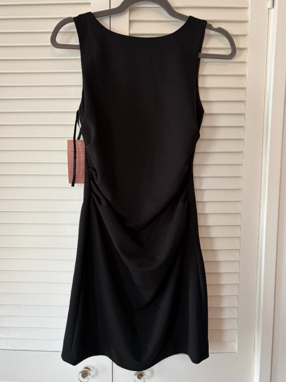 NWT BHLDN Anthropologie black mini dress XS bridesmaid LBD little black dress